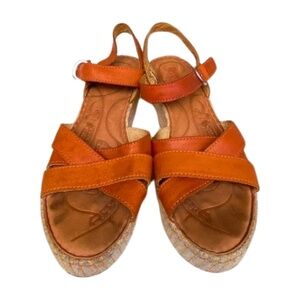 Born Wedges Platform Sandals, Size 8/39, M/W
